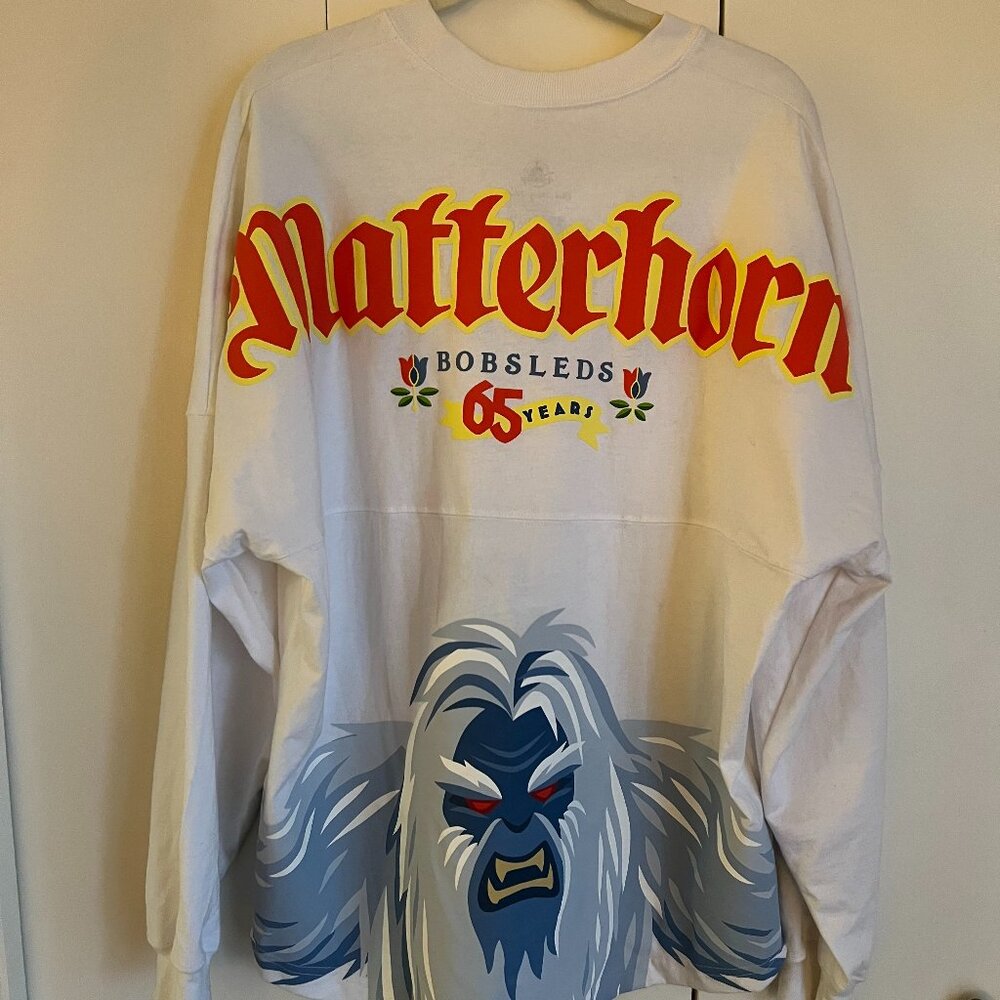 Disneyland Matterhorn 65th Anniversary Club 33 Spirit Jersey — Size L